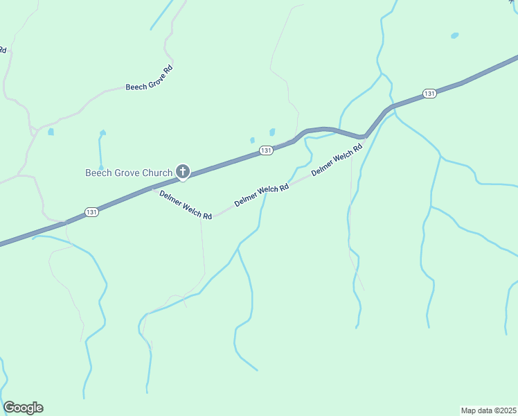 map of restaurants, bars, coffee shops, grocery stores, and more near 484 Delmer Welch Road in Thorn Hill