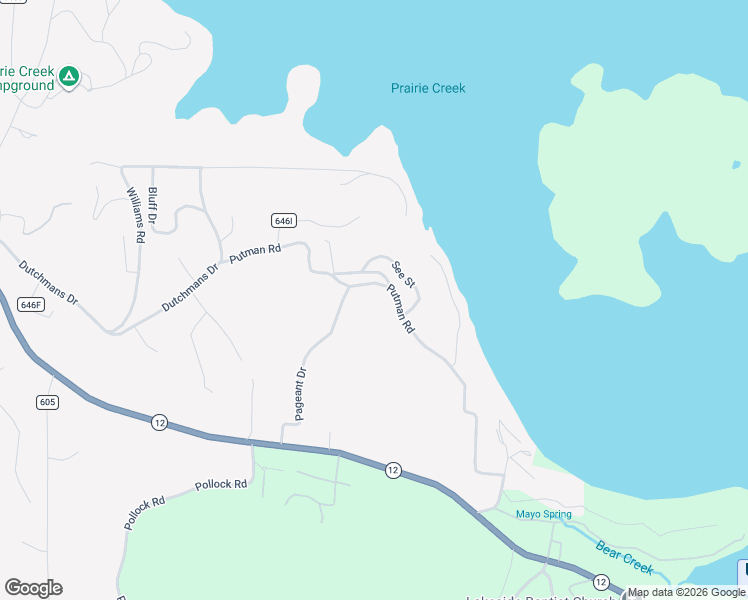 map of restaurants, bars, coffee shops, grocery stores, and more near 15377 Putman Road in Rogers