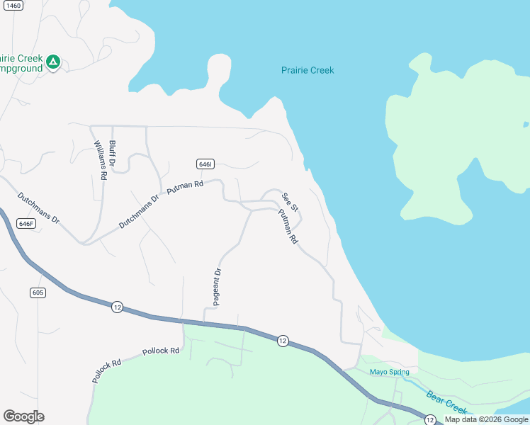 map of restaurants, bars, coffee shops, grocery stores, and more near 15377 Putman Road in Rogers