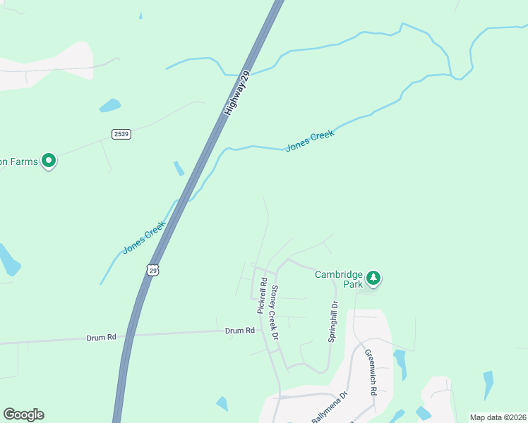 map of restaurants, bars, coffee shops, grocery stores, and more near 112 Brookview Drive in Reidsville