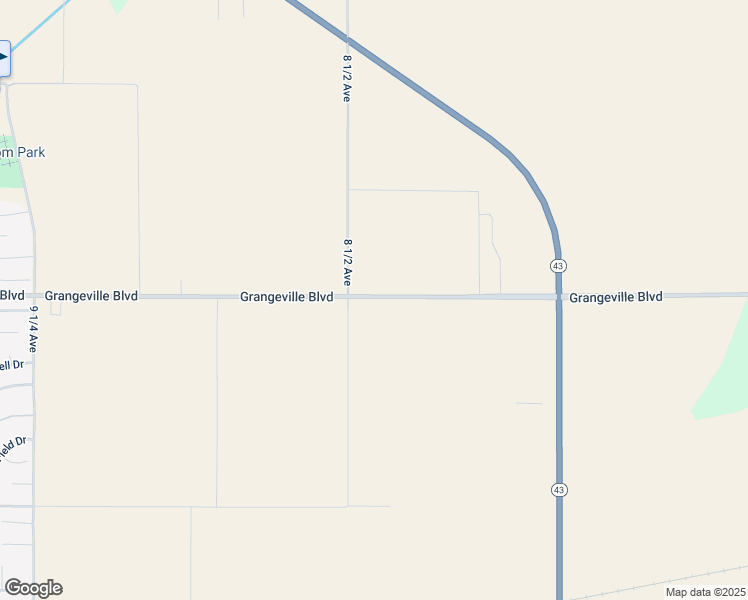 map of restaurants, bars, coffee shops, grocery stores, and more near 8544 Grangeville Boulevard in Hanford