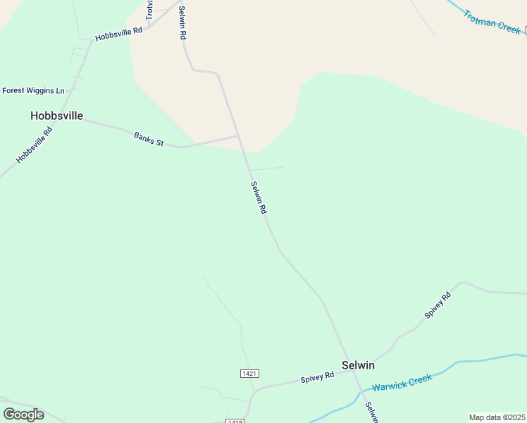 map of restaurants, bars, coffee shops, grocery stores, and more near 746 Selwin Road in Hobbsville