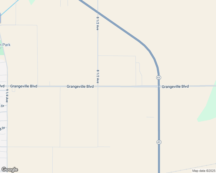 map of restaurants, bars, coffee shops, grocery stores, and more near 8544 Grangeville Boulevard in Hanford