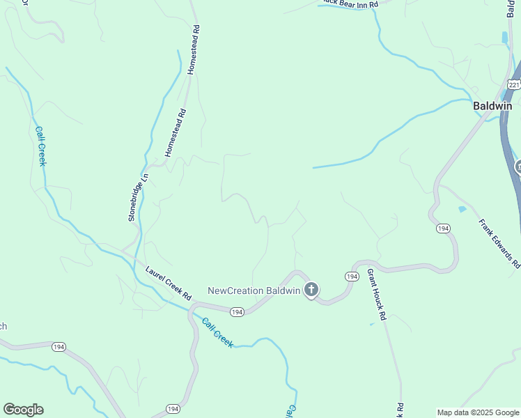 map of restaurants, bars, coffee shops, grocery stores, and more near 102 Peters Caldwell Lane in Todd