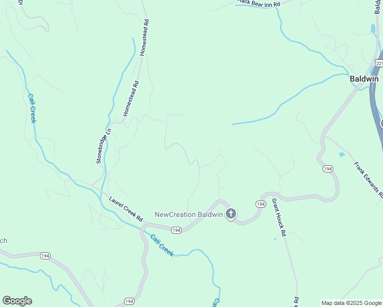 map of restaurants, bars, coffee shops, grocery stores, and more near 102 Peters Caldwell Lane in Todd