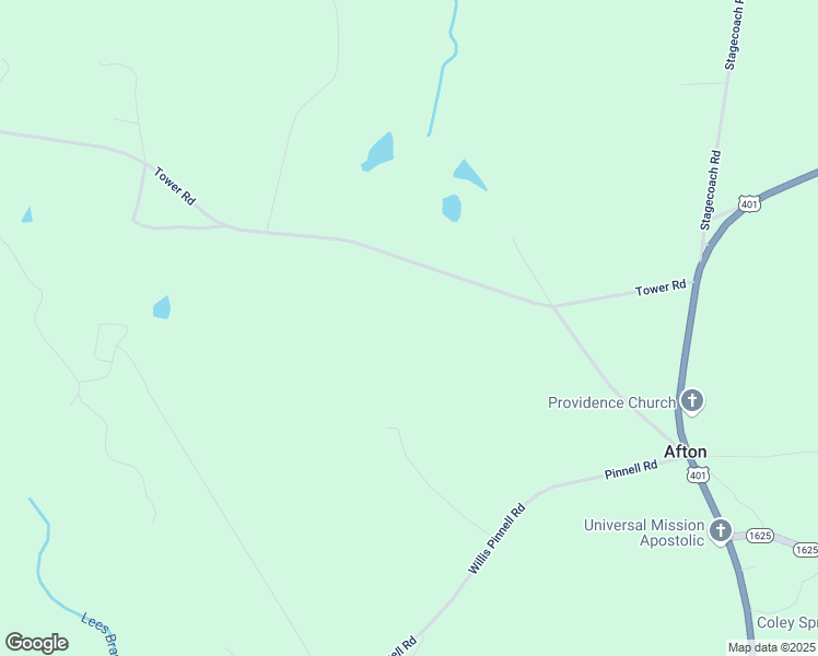 map of restaurants, bars, coffee shops, grocery stores, and more near Tower Road in Norlina