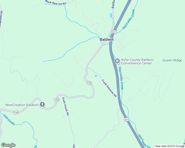 map of restaurants, bars, coffee shops, grocery stores, and more near 477 Frank Edwards Road in West Jefferson