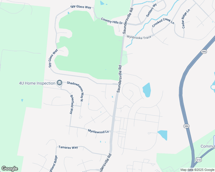 map of restaurants, bars, coffee shops, grocery stores, and more near 242 Spy Glass Way in Hendersonville