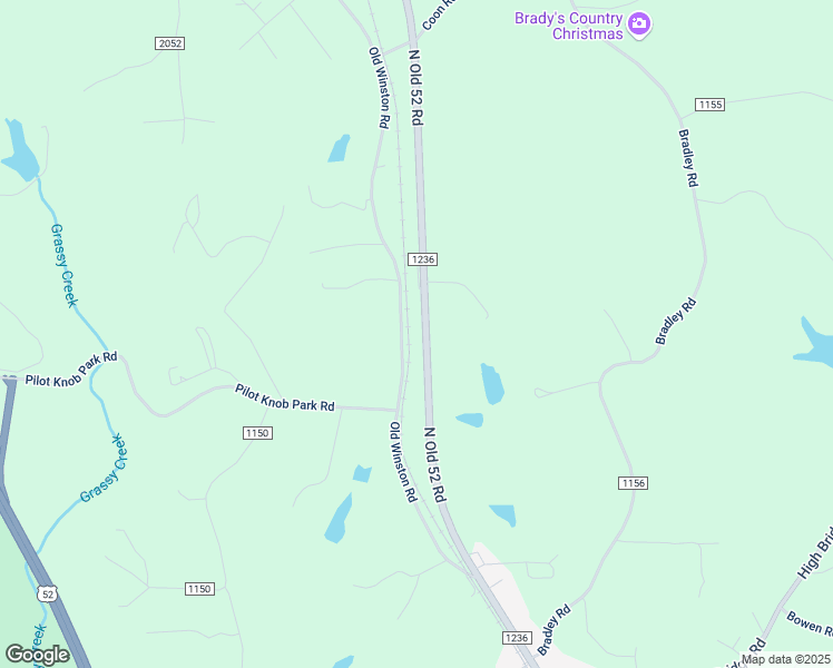 map of restaurants, bars, coffee shops, grocery stores, and more near 3335 North Old 52 Road in Pinnacle