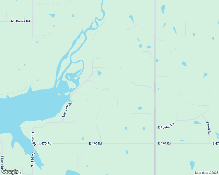 map of restaurants, bars, coffee shops, grocery stores, and more near 15575 East 463 Road in Claremore