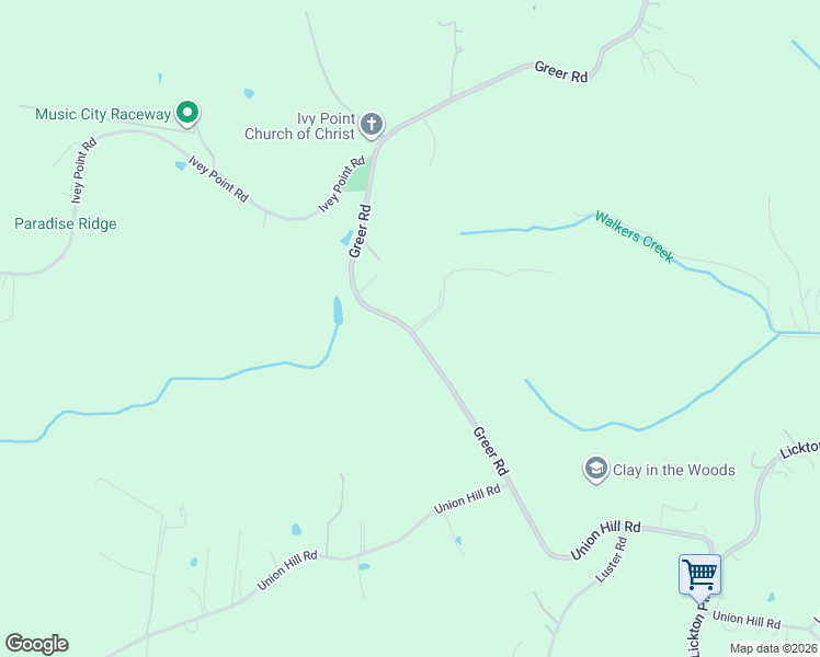 map of restaurants, bars, coffee shops, grocery stores, and more near 2590 Greer Road in Goodlettsville