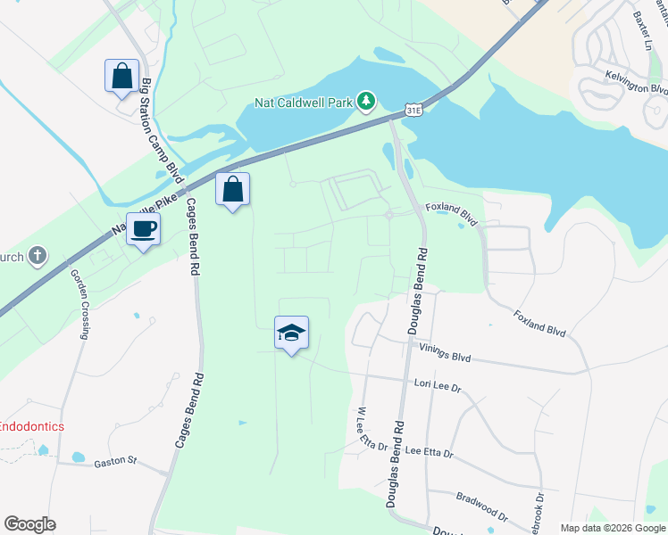 map of restaurants, bars, coffee shops, grocery stores, and more near 2048 Westburn Lane in Lane