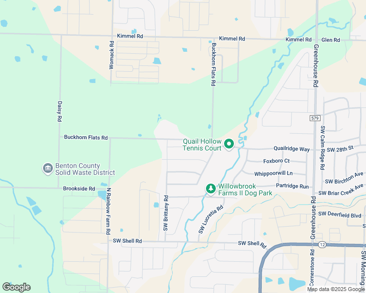 map of restaurants, bars, coffee shops, grocery stores, and more near 1100 Quailridge Way in Bentonville