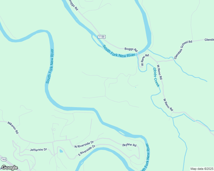 map of restaurants, bars, coffee shops, grocery stores, and more near 203 Waterwood Road in West Jefferson