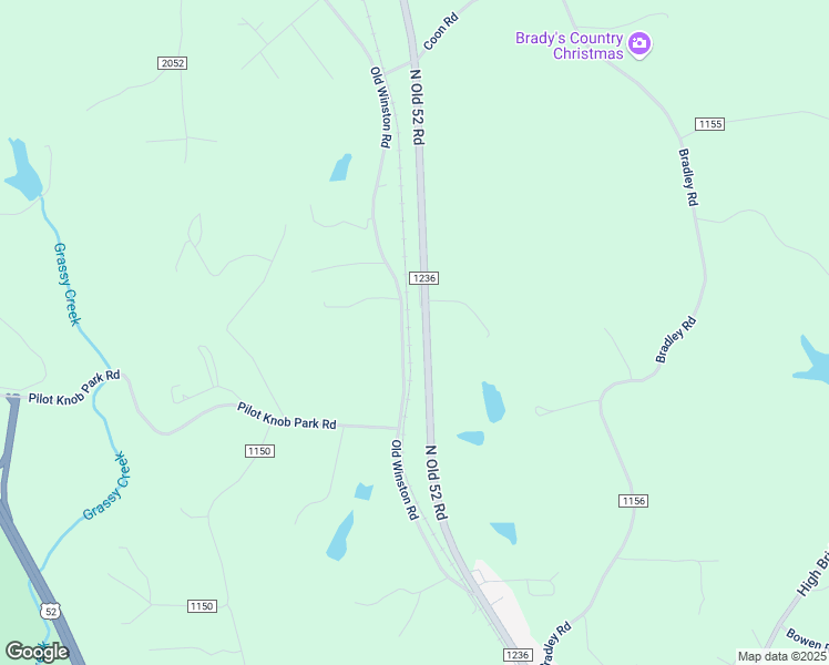 map of restaurants, bars, coffee shops, grocery stores, and more near 3335 North Old 52 Road in Pinnacle