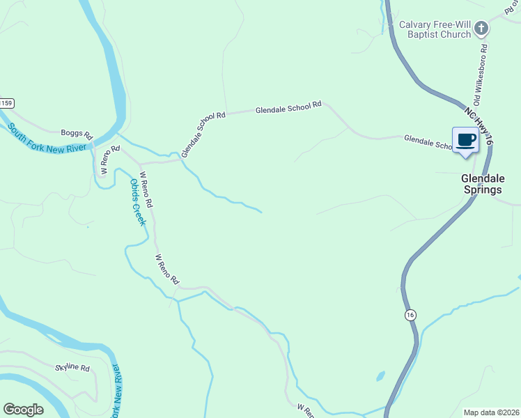 map of restaurants, bars, coffee shops, grocery stores, and more near 480 Ray Miller Road in West Jefferson