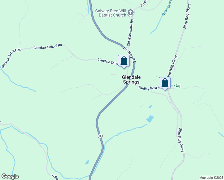 map of restaurants, bars, coffee shops, grocery stores, and more near 460 J W Luke Road in West Jefferson