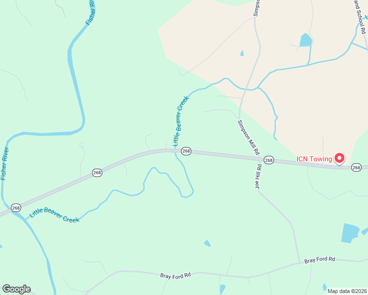 map of restaurants, bars, coffee shops, grocery stores, and more near 6244 North Carolina 268 in Dobson