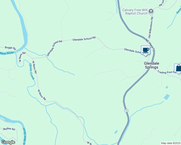 map of restaurants, bars, coffee shops, grocery stores, and more near 474 Ray Miller Road in West Jefferson