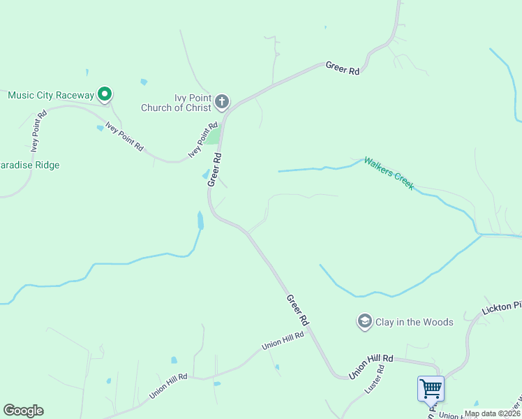 map of restaurants, bars, coffee shops, grocery stores, and more near 2590 Greer Road in Goodlettsville
