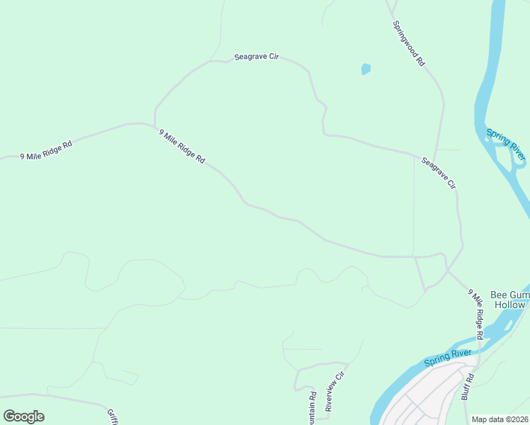 map of restaurants, bars, coffee shops, grocery stores, and more near 8202 9 Mile Ridge Road in Hardy