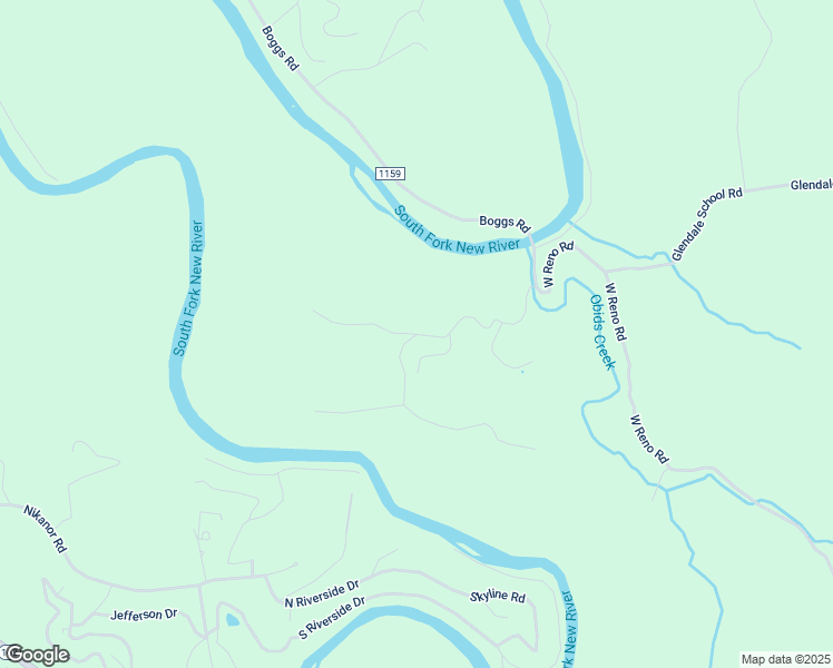 map of restaurants, bars, coffee shops, grocery stores, and more near Gucker Road in Jefferson