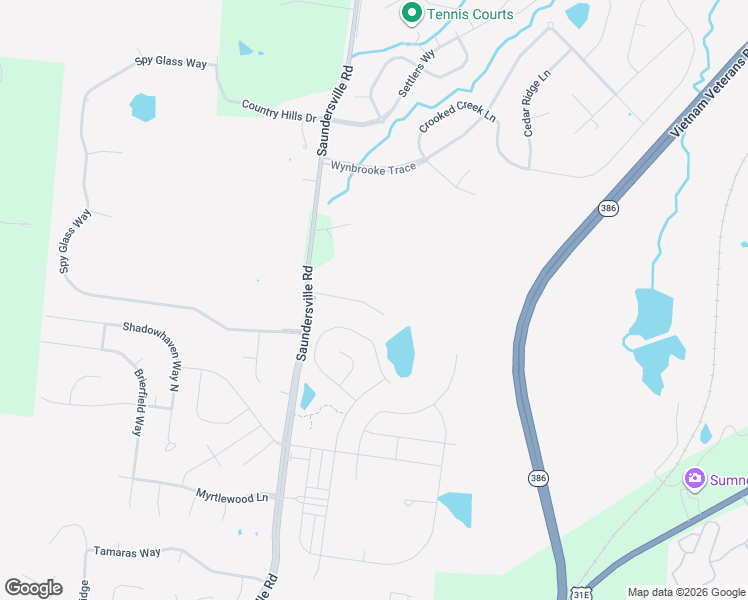 map of restaurants, bars, coffee shops, grocery stores, and more near 1468 Saundersville Road in Hendersonville