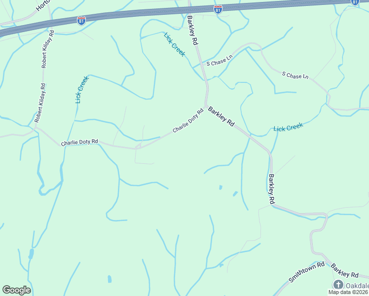 map of restaurants, bars, coffee shops, grocery stores, and more near 3530 Charlie Doty Road in Greeneville