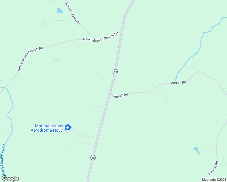 map of restaurants, bars, coffee shops, grocery stores, and more near 101 Purcell Road in Reidsville