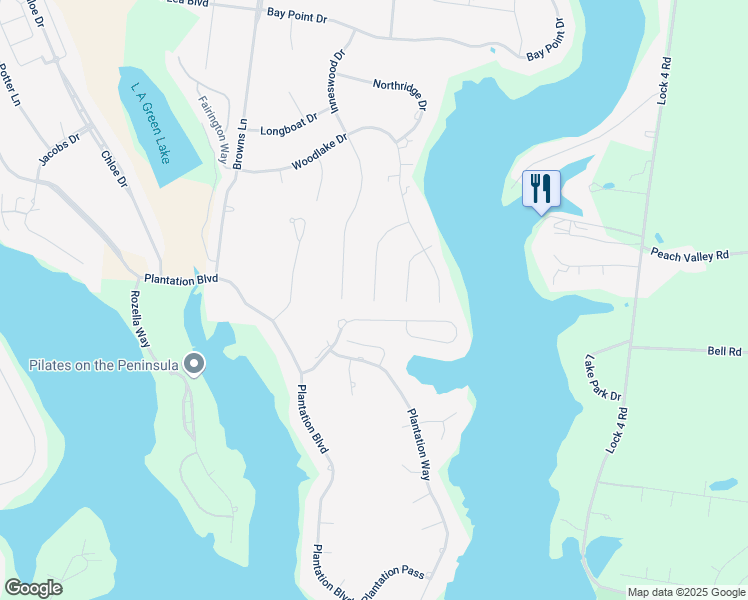 map of restaurants, bars, coffee shops, grocery stores, and more near 191 Meadowlake Drive in Gallatin