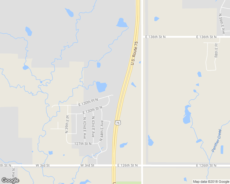 map of restaurants, bars, coffee shops, grocery stores, and more near 4473 East 130th Place North in Skiatook