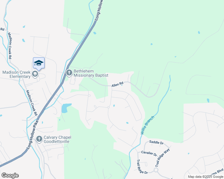 map of restaurants, bars, coffee shops, grocery stores, and more near 306 Old Stone Road in Goodlettsville