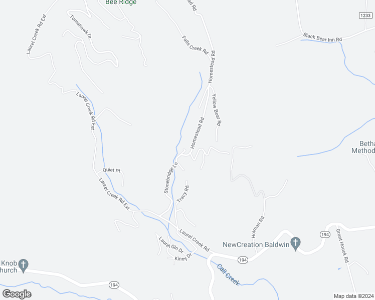 map of restaurants, bars, coffee shops, grocery stores, and more near 122 Cabin Creek Lane in Todd