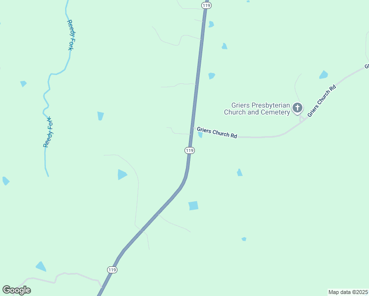 map of restaurants, bars, coffee shops, grocery stores, and more near 1461 North Carolina 119 in Leasburg
