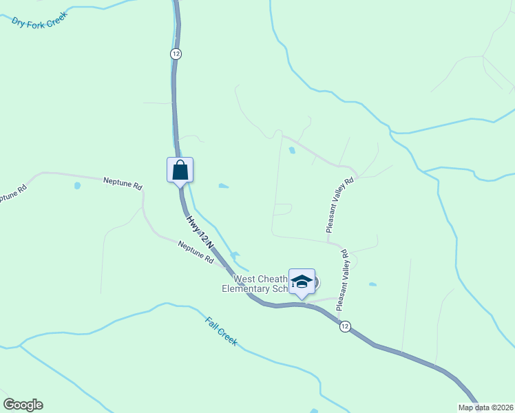 map of restaurants, bars, coffee shops, grocery stores, and more near 1125 Pleasant Valley Road in Chapmansboro