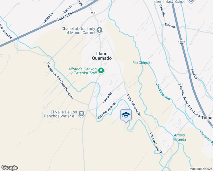 map of restaurants, bars, coffee shops, grocery stores, and more near 13 Valley Road in Ranchos de Taos