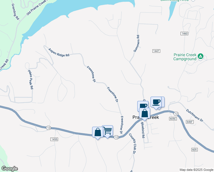 map of restaurants, bars, coffee shops, grocery stores, and more near in Rogers