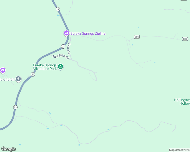 map of restaurants, bars, coffee shops, grocery stores, and more near in Eureka Springs