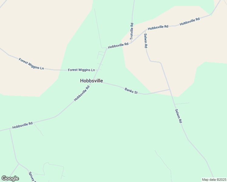 map of restaurants, bars, coffee shops, grocery stores, and more near 33 Banks Street in Hobbsville