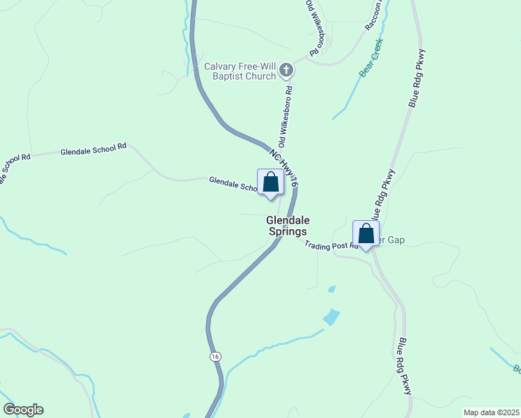 map of restaurants, bars, coffee shops, grocery stores, and more near 160 Honey Comb Lane in West Jefferson
