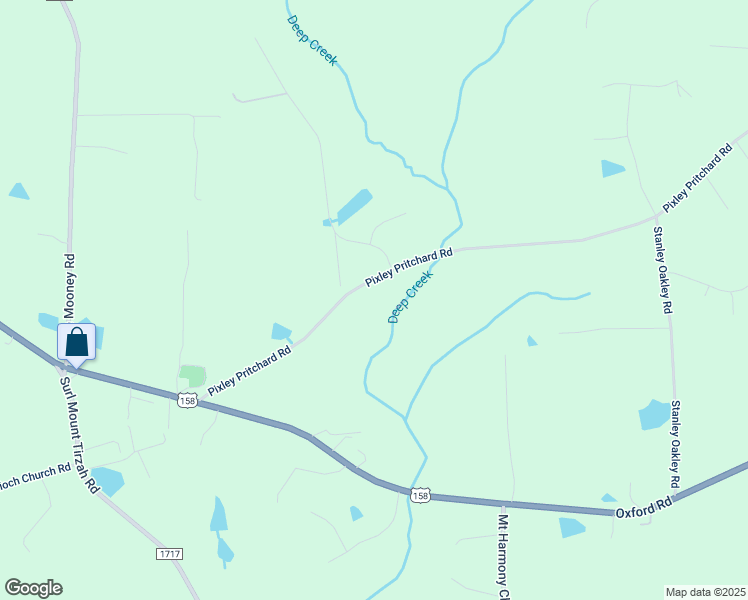 map of restaurants, bars, coffee shops, grocery stores, and more near 492 Pixley Pritchard Road in Timberlake