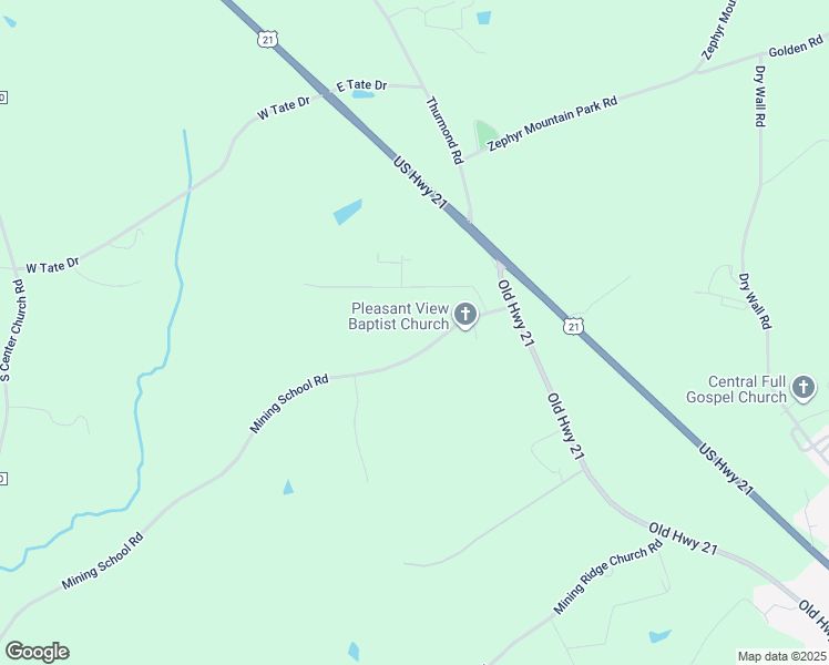 map of restaurants, bars, coffee shops, grocery stores, and more near 270 Mining School Road in State Road