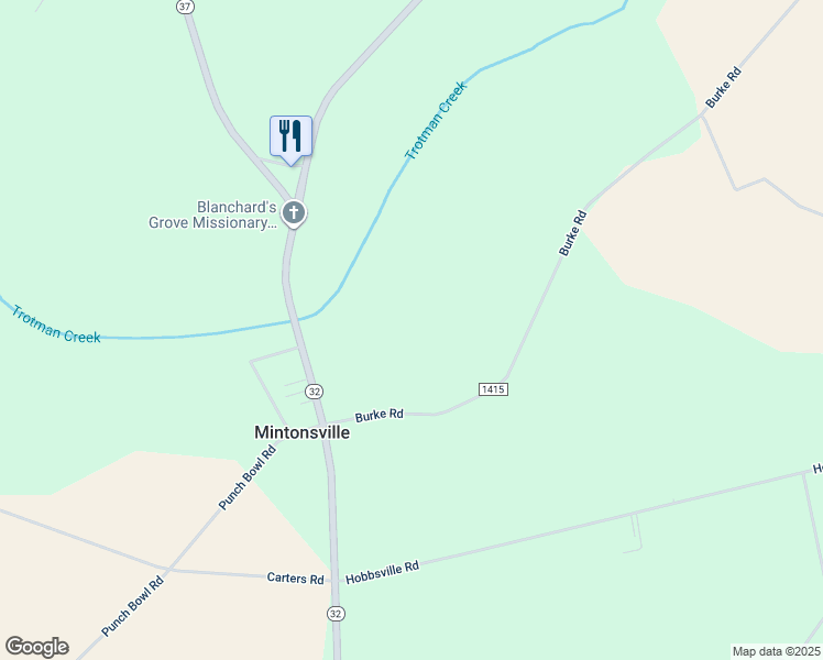 map of restaurants, bars, coffee shops, grocery stores, and more near 24 Burke Road in Hobbsville