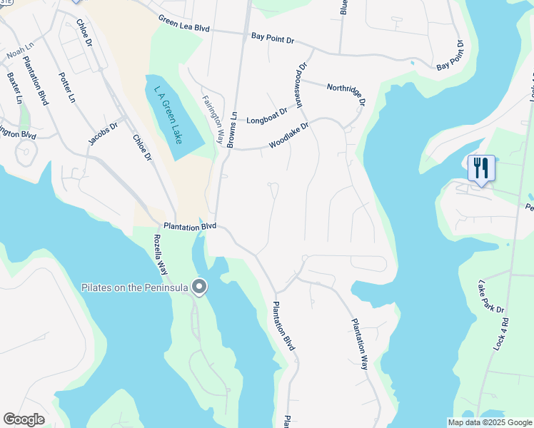 map of restaurants, bars, coffee shops, grocery stores, and more near 1156 Fairvue Village Lane in Gallatin