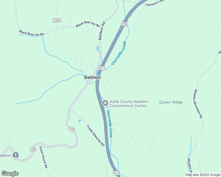map of restaurants, bars, coffee shops, grocery stores, and more near 104 Hillside Drive in West Jefferson
