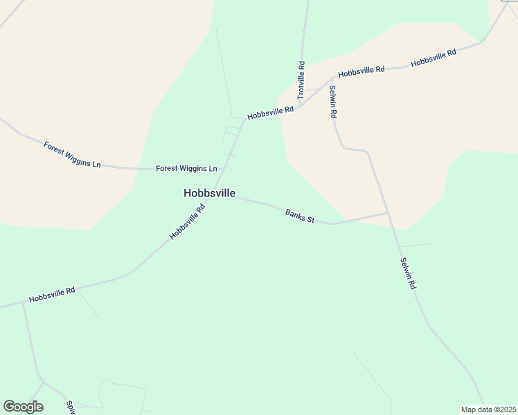 map of restaurants, bars, coffee shops, grocery stores, and more near 33 Banks Street in Hobbsville