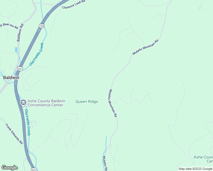 map of restaurants, bars, coffee shops, grocery stores, and more near 2828 Mulatto Mountain Road in West Jefferson