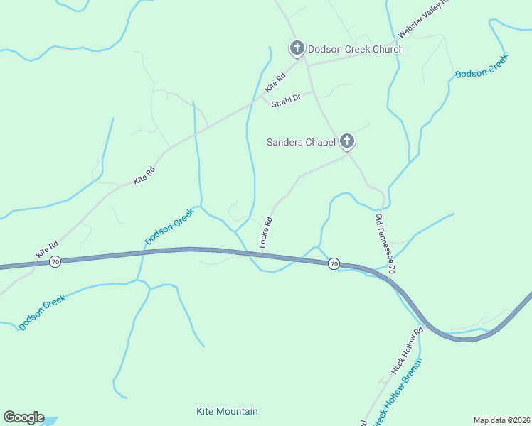 map of restaurants, bars, coffee shops, grocery stores, and more near 176 Locke Road in Rogersville
