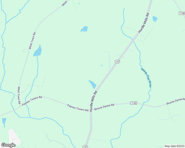 map of restaurants, bars, coffee shops, grocery stores, and more near 3672 Hurdle Mills Road in Roxboro