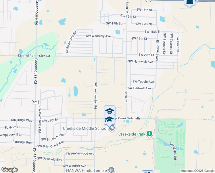 map of restaurants, bars, coffee shops, grocery stores, and more near 9601 Glen Rd in Bentonville
